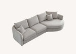 Load image into Gallery viewer, **PROMO** Aluxo Rubin Corner Chaise in Pebble Boucle
