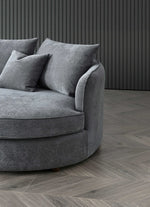 Load image into Gallery viewer, **PROMO** Aluxo Rubin Corner Chaise in Charcoal Boucle
