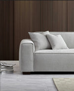 Load image into Gallery viewer, Aluxo Dakota 4 seater with Chaise in Pebble Boucle
