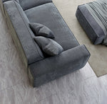 Load image into Gallery viewer, Aluxo Dakota 4 seater with Chaise in Charcoal Boucle
