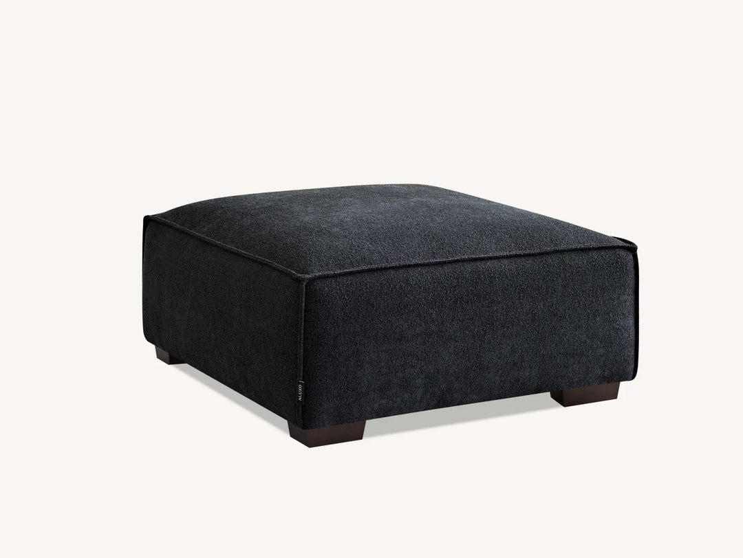 Aluxo Dakota 4 seater with Chaise in Midnight Boucle