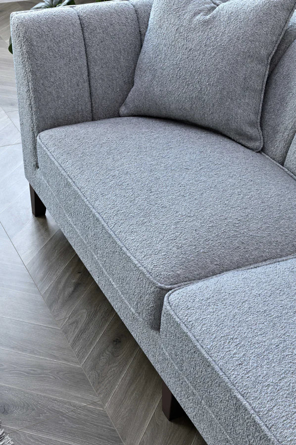 **PROMO** Aluxo Cooper 3 Seater Sofa in Dolphin Boucle