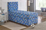 Load image into Gallery viewer, Swinto Kids Blue Football Divan
