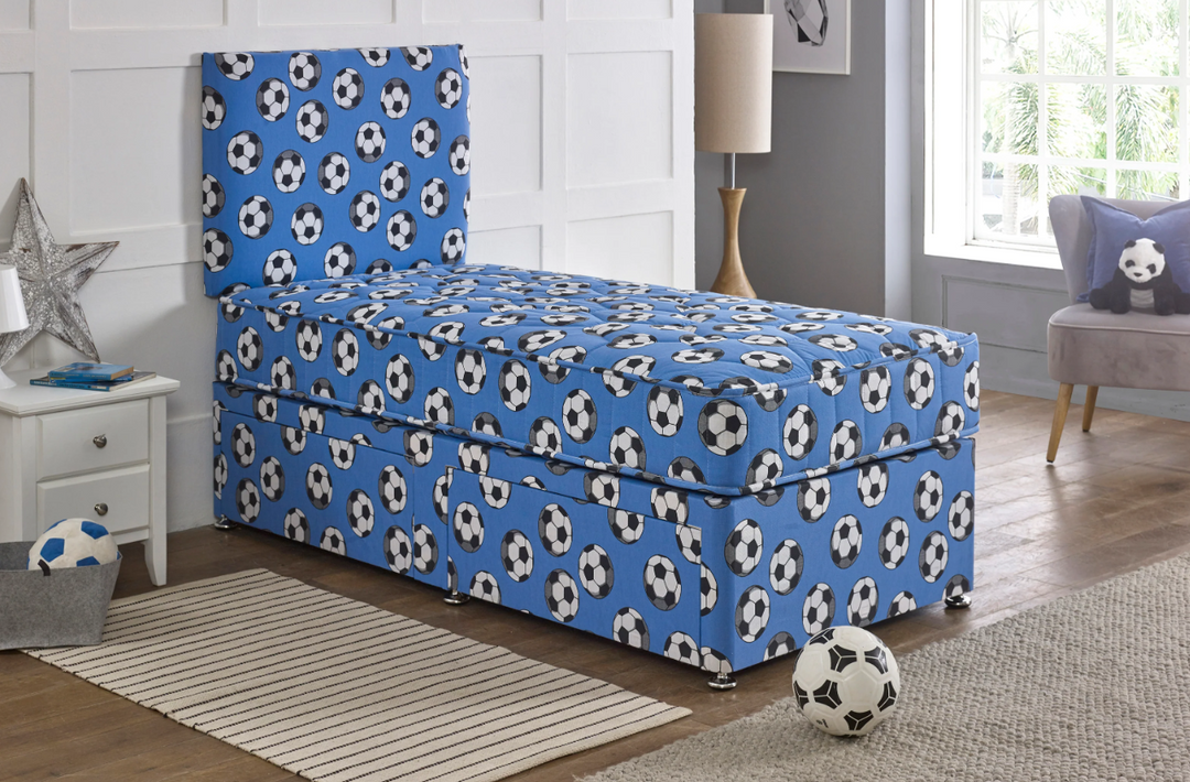 Swinto Kids Blue Football Divan