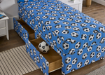 Load image into Gallery viewer, Swinto Kids Blue Football Divan
