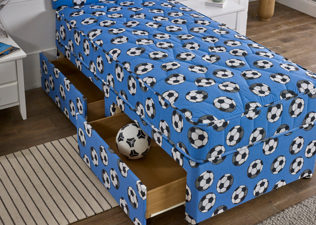 Swinto Kids Blue Football Divan