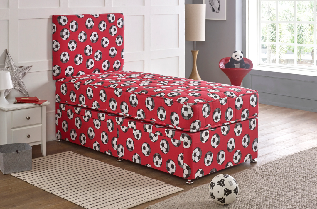 Swinto Kids Red Football Divan