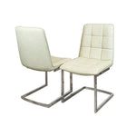 Load image into Gallery viewer, Tara Faux Leather Dining Chair ALL COLOURS with plain Back &amp; Stitch Detail
