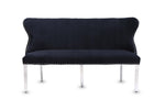 Load image into Gallery viewer, Valentino Black Velvet Bench
