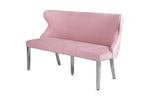 Load image into Gallery viewer, Valentino Pink Velvet Bench
