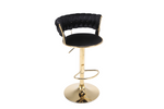 Load image into Gallery viewer, Camelia Black &amp; Gold Bar Stool
