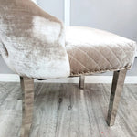 Load image into Gallery viewer, Chelsea Dining Chair ALL COLOURS with Lion Knocker &amp; Buttoned Back
