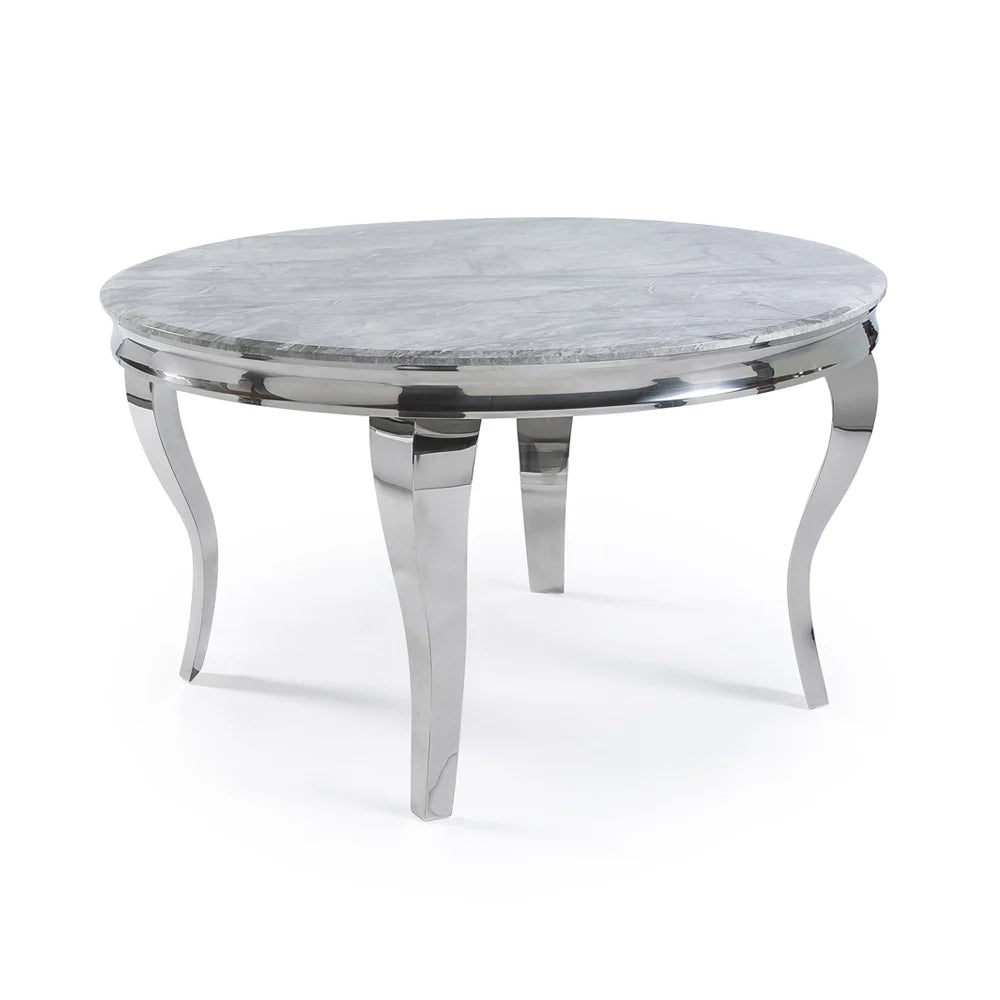 Louis Chrome Dining Table