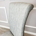 Load image into Gallery viewer, Nicole Dining Chair ALL COLOURS with Plain Back, Line &amp; Cross Stitch
