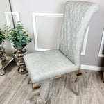 Load image into Gallery viewer, Nicole Dining Chair ALL COLOURS with Plain Back, Line &amp; Cross Stitch
